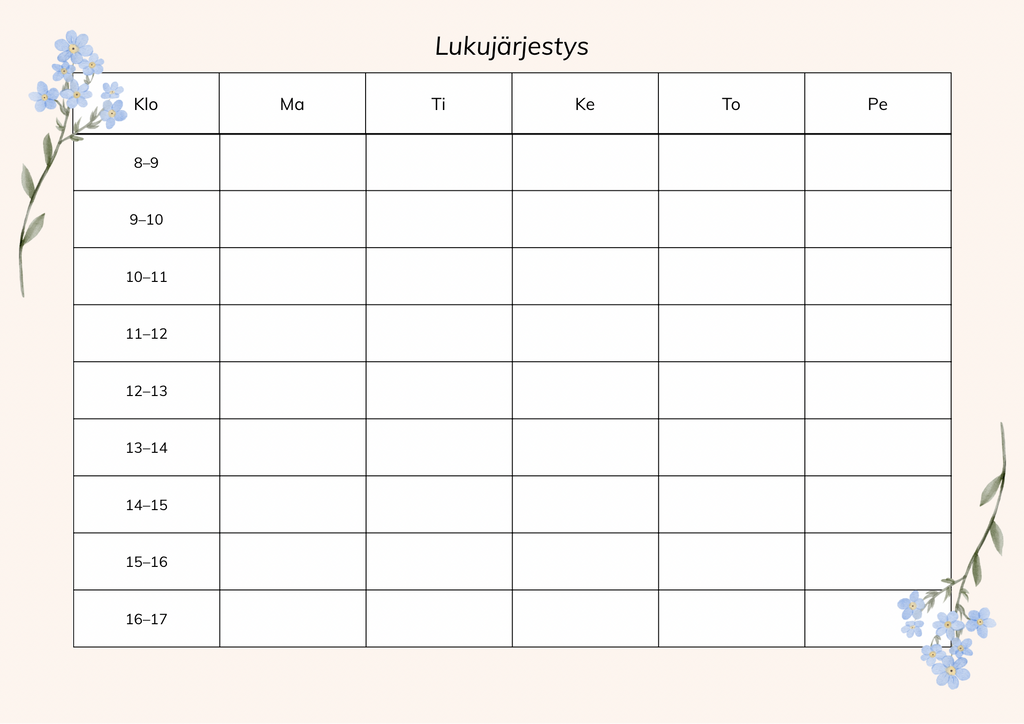Lukujärjestys