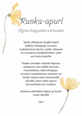 Ruoka-apuri - ohjeita helppoihin arkiruokiin